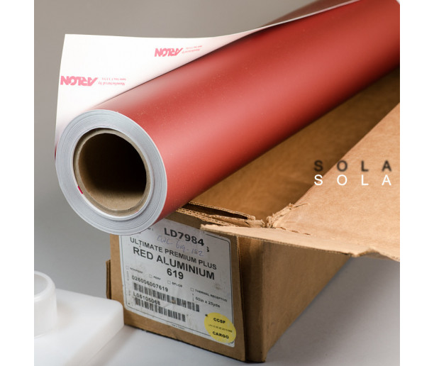 Arlon- Red Aluminium Wrap Vinyl-CWC-619